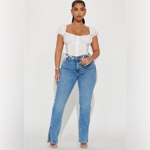 High Intensity Straight Leg Jeans - Medium Wash